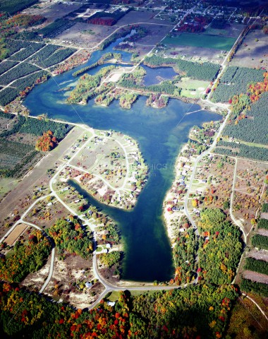 Lake Gitchegumee in Wexford County, Michigan