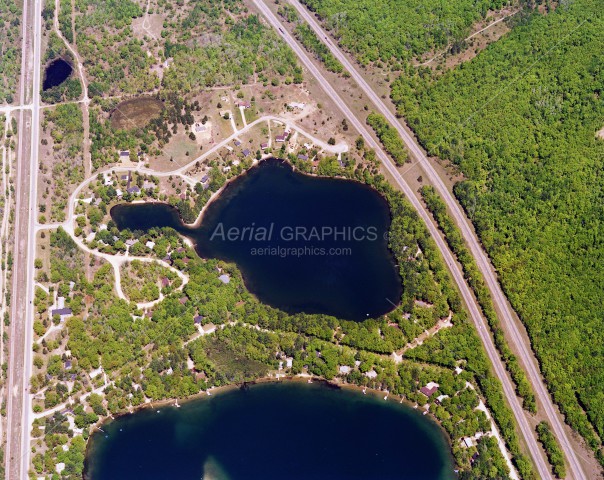 Hatch Lake in Otsego County, Michigan