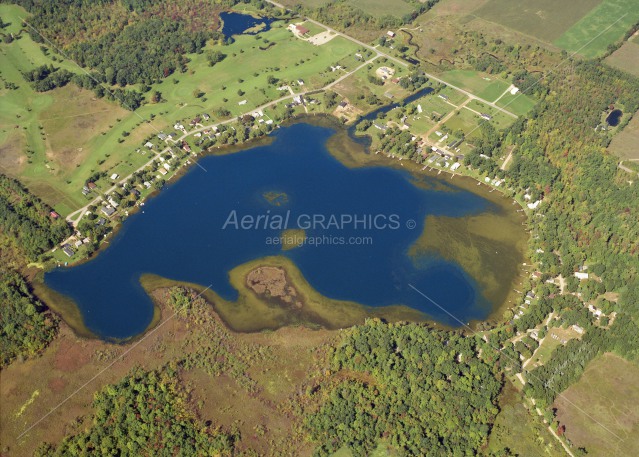 Holland Lake in Montcalm County, Michigan