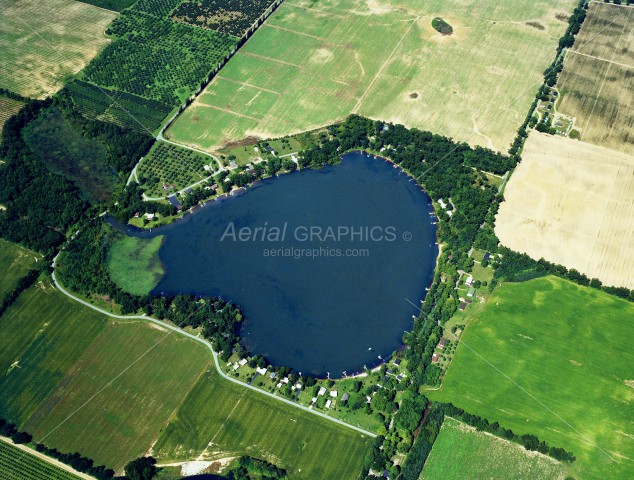 Keeler Lake in Van Buren County, Michigan