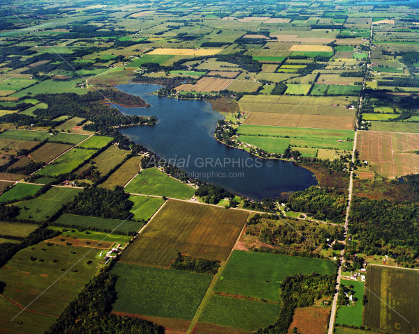 Matteson Lake in Branch County, Michigan