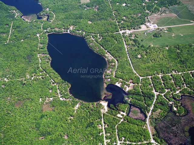 Arnold Lake in Clare County, Michigan