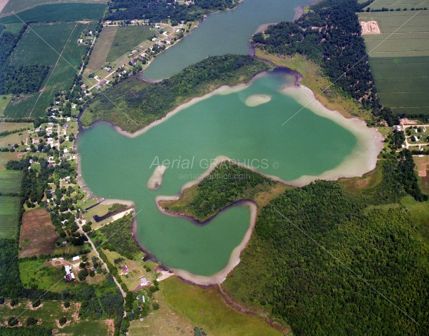 Oliverda Lake in Branch County, Michigan