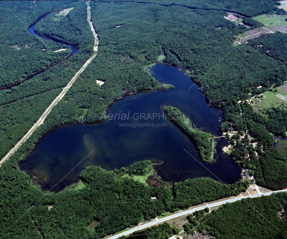 Pettit Lake in Newaygo County, Michigan