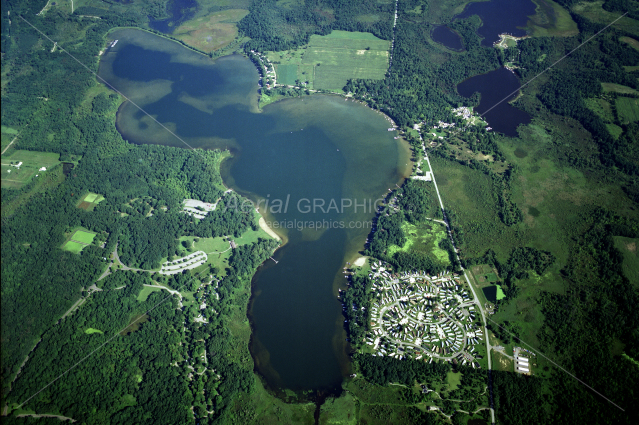 Portage Lake in Jackson County, Michigan