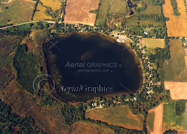 Round Lake in Clinton County, Michigan