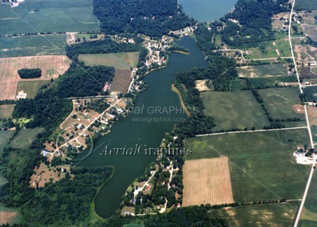 Royer Lake in Lagrange County, Michigan