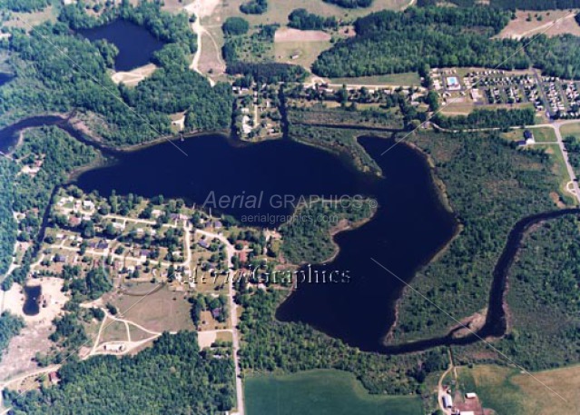 Second & Third Lakes in Montcalm County, Michigan