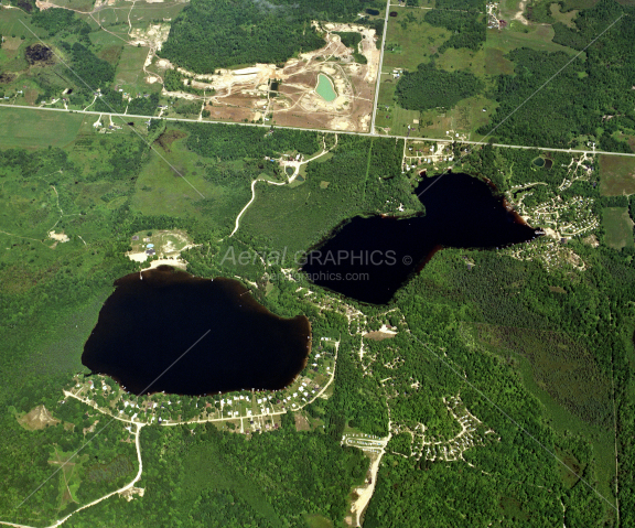 Twin Lakes in Ogemaw County, Michigan