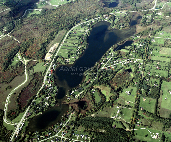 Whipple Lake in Oakland County, Michigan