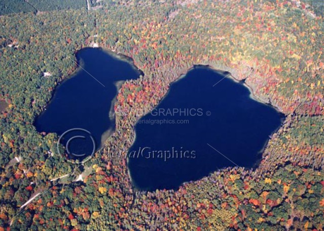 Twin Lakes in Lake County, Michigan